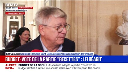 Budget de la Sécurité sociale: "Pour le gouvernement, le plus dur commence", estime Éric Coquerel, président de la commission des finances