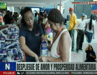 Despliegue de Amor y Prosperidad Alimentaria atendió de manera integral a las familias de Miranda