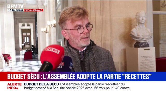 Adoption de la partie recettes du budget de la Sécurité sociale: Une bonne nouvelle , réagit Marc Fesneau (MoDem)