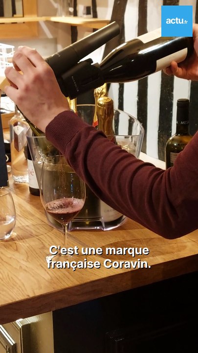 Au bar le Cercle des arômes à Rouen, un procédé ingénieux pour conserver les vins