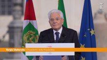 Mattarella "Sentiamo l'urgenza di pace tra i popoli"