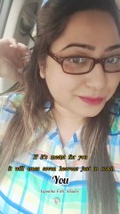 যেটা তোমার বা তোমার জন্যই তৈরি,সেটা তোমার কাছে আসবেই-Ispontha Urmi