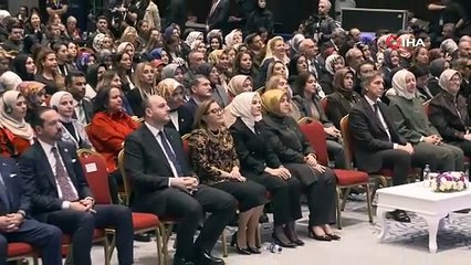 Cumhurbaşkanı Erdoğan: "Şimdi ben buradan soruyorum Meclis’e başörtüsüyle girdi diye adeta linç edilen kadınları hangimiz nasıl unutabiliriz?"