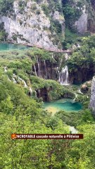 INCROYABLE cascade naturelle à Plitivice