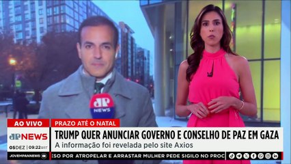 Trump quer anunciar 2ª fase do plano de paz em Gaza