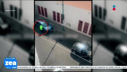 VIDEO: Captan robo a plena luz del día