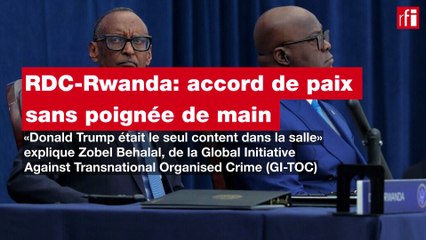 Accord RDC-Rwanda : « Donald Trump était le seul content dans la salle »