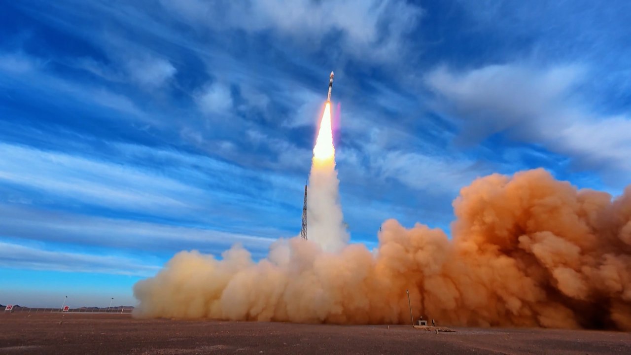 China's Kuaizhou-1A rocket launches two new sat...