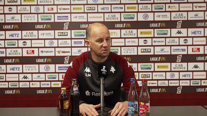 Auxerre - Metz, la conférence de Stéphane Le Mignan