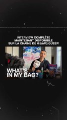 Maxime Andolini nous fais découvrir le contenu de son sac… XXL ! Interview complète á retrouver sur notre chaîne 🔴 👀