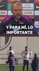 Flick: "A Lamine Yamal le hacen falta el 90 por ciento de las veces"