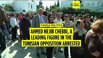 Ahmed Nejib Chebbi, a leading figure in the Tunisian opposition arrested