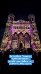 Fête des Lumières de Lyon 2025 : l'illumination de la Basilique Fourvière