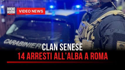 Clan Senese, 14 arresti all’alba a Roma