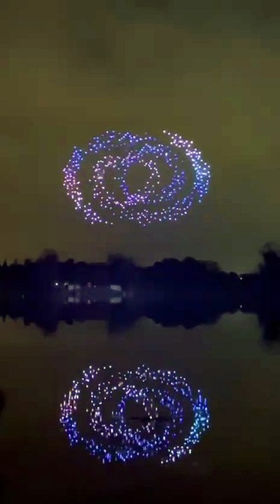 Fête des Lumières 2025 à Lyon : le show de drones du parc de la Tête d'Or
