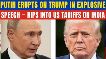 FULL SPEECH: Putin ATTACKS Trump in FIERY SPEECH; Slams Tariffs on India Over Russian Oil Row