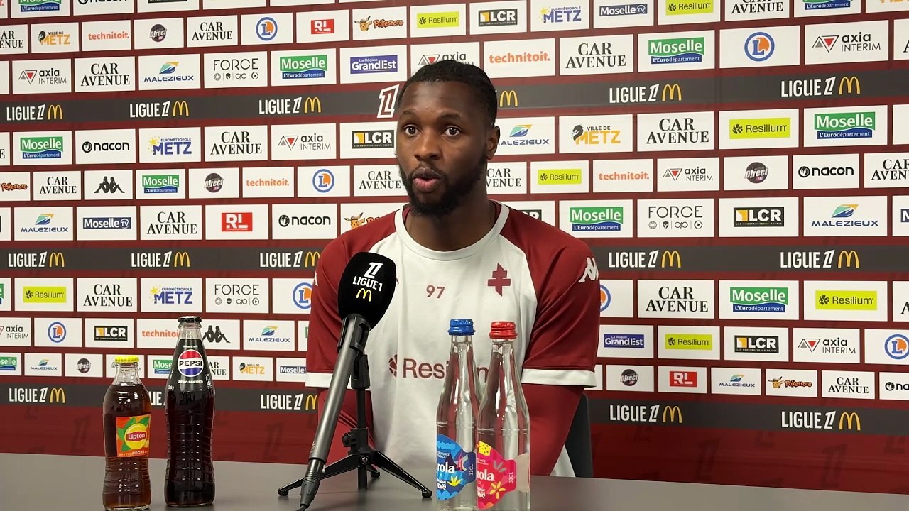 Auxerre - Metz, la conférence de Fodé Ballo-Touré