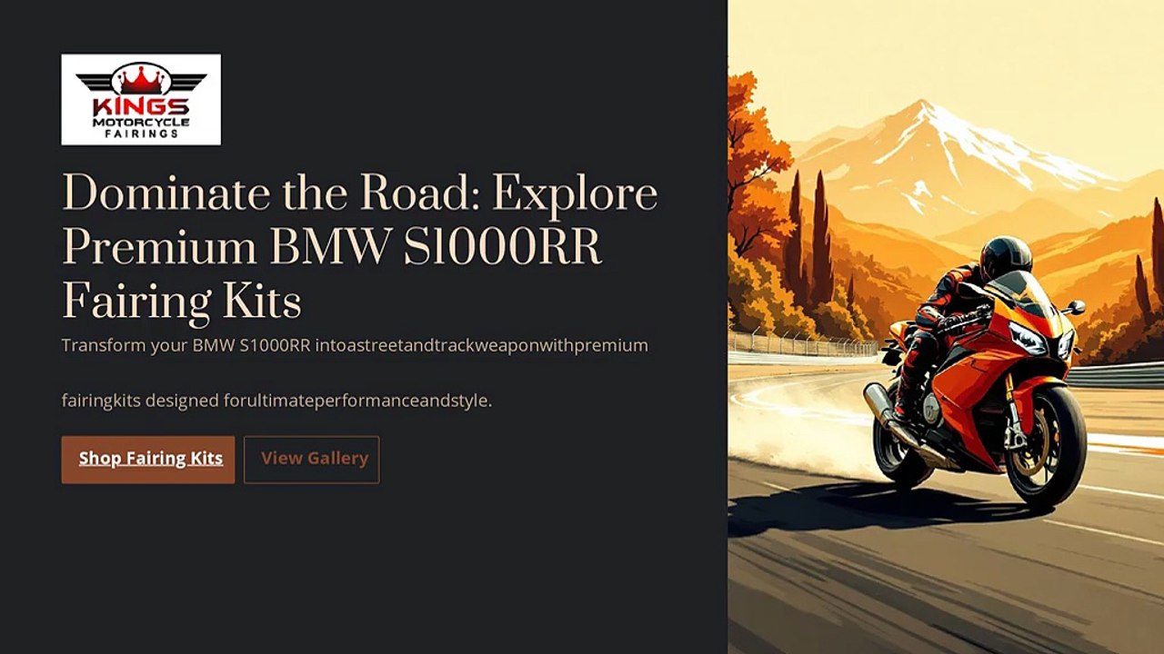 Premium BMW S1000RR Fairing Kits