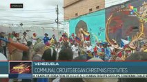 Venezuela, communal circuits began Christmas festivities
