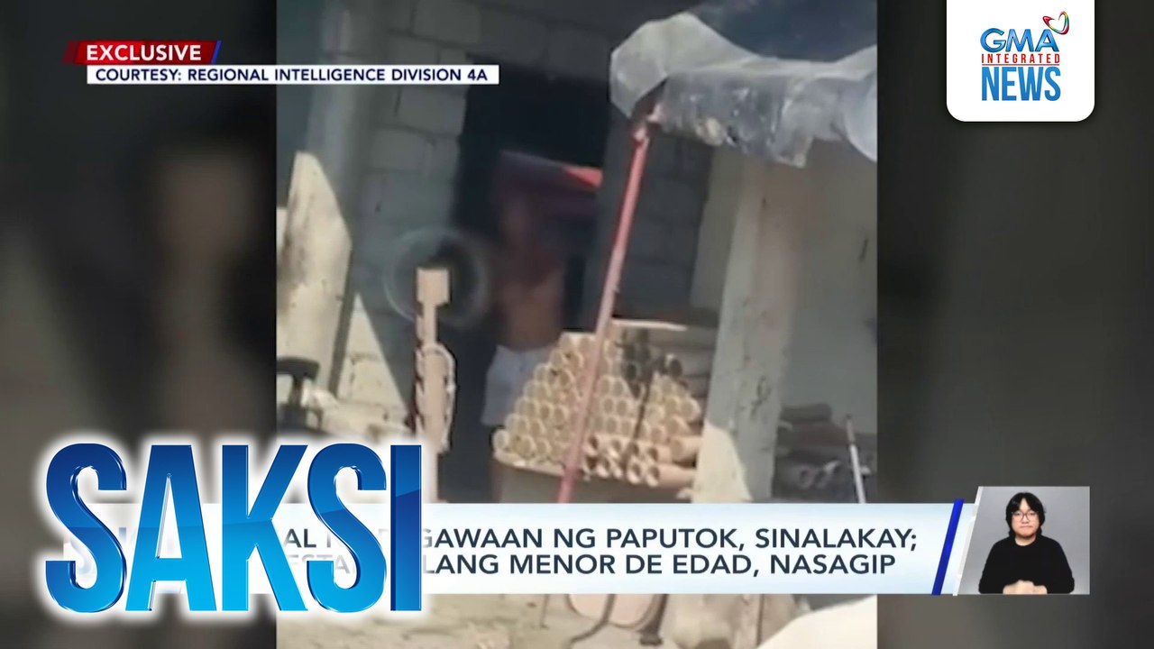 Ilegal na pagawaan ng paputok, sinalakay; 9 arestado, ilang menor de edad, nasagip | Saksi