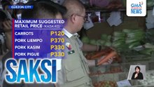 Maximum SRP sa carrots at karneng baboy, sinimulan nang ipatupad | Saksi
