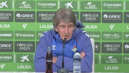 Pellegrini, rueda de prensa previa al Real Betis - FC Barcelona