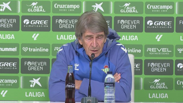 Pellegrini, rueda de prensa previa al Real Betis - FC Barcelona