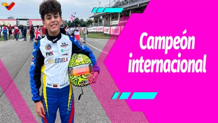 Buena Vibra | Piloto venezolano Alessandro González: Campeón del karting