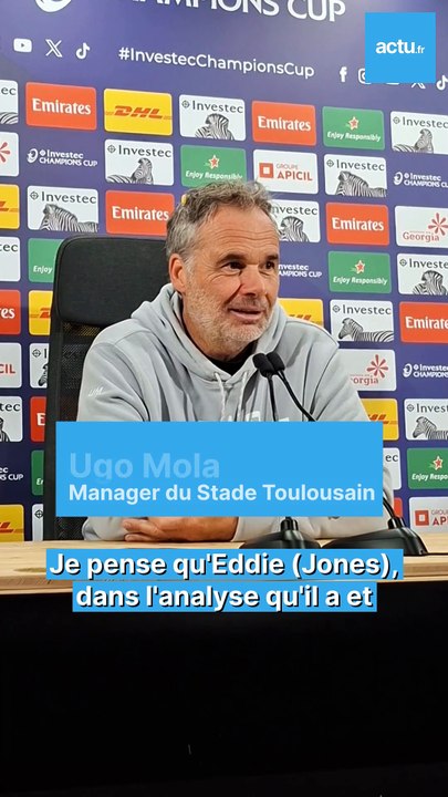 Ugo Mola répond à Eddie Jones : "Il n'y a pas que Dupont à Toulouse qui joue en Bleu"