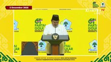 [FULL] Pidato Prabowo Singgung Pihak Nyinyir dan Politik Berbiaya Mahal di HUT ke-61 Golkar