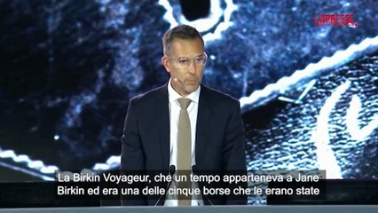 Abu Dhabi, una 'Birkin' ? stata venduta all'asta a 2,3 milioni: il momento dell'acquisto
