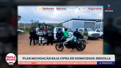 Michoacán registra su nivel más bajo de homicidios en una década | DPC con Paola Rojas