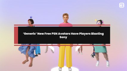 ‘Generic’ New Free PSN Avatars Have Players Blasting Sony