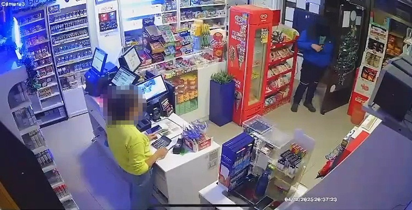 Enseña la pistola para atracar un estanco en Montañana: así ha sido
