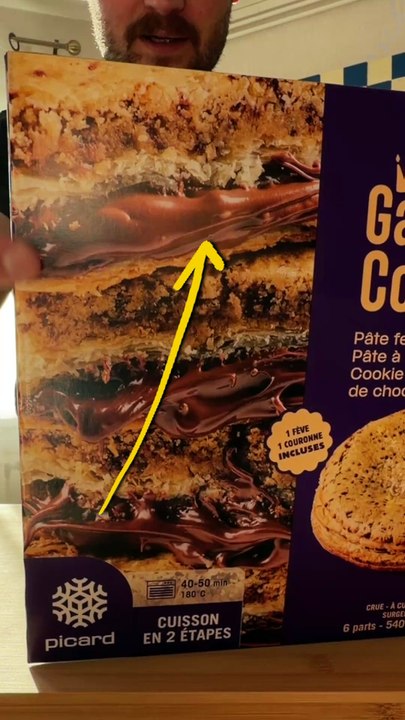 Galette des Rois Cookie de chez Picard #picard #galette #cookies #foodlover