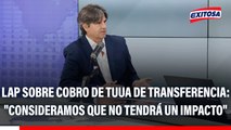 LAP sobre cobro de TUUA de transferencia: 