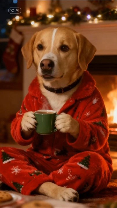 J espère qu il y a un Noël au paradis des chiens