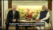 Putin a New Delhi: "Pronti a forniture di petrolio senza interruzioni"