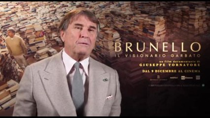 Cucinelli si racconta con Tornatore: siamo in un nuovo Rinascimento