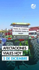 Bloqueos en carreteras hoy 5 de diciembre: Afectaciones viales en la CDMX y otros estados