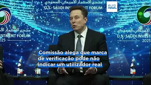 Comissão Europeia aplica uma coima de 120 milhões de euros à rede social X de Elon Musk