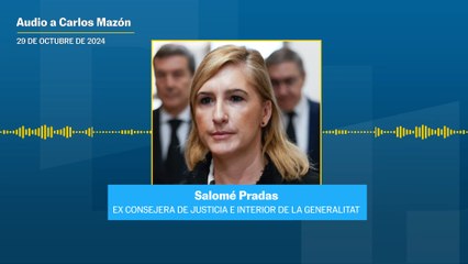 El audio de Pradas a Mazón el día de la Dana