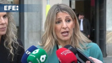 Yolanda Díaz, sobre el caso Salazar: "El machismo es machismo, venga de donde venga"