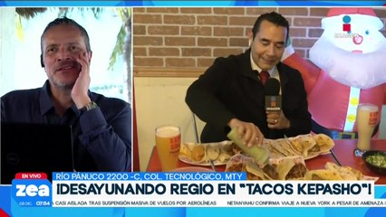 Gerardo Burgoa termina la semana desayunando en “Tacos Kepasho”