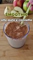 Smoothie vellutato di mela, pera e spezie calde: bevanda comfort