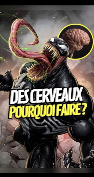 Pourquoi Venom ne mange que des cerveaux ? #venom #marvel #onregardequoi #mcu #spiderman