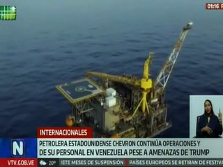 Empresa de EE. UU. Chevron continúa operaciones en Venezuela en cumplimiento a las leyes aplicables