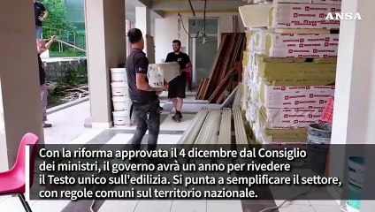 Riforma dell'edilizia, ecco tutte le novita'