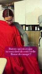 Ce que ce haters ne savait pas, c’est que cette housse n’avait presque jamais été utilisée… et qu’elle allait finir à la poubelle 😭✨
