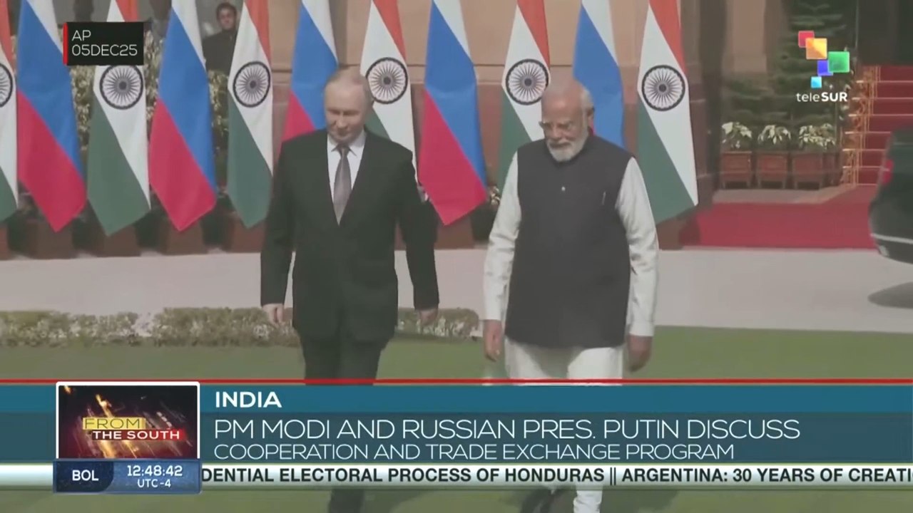 PM Narendra Modi welcomes Putin in India to strengthen trade ties and bilateral cooperation